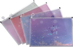 Dokumentmappe med lynlås 33 × 24,5 cm