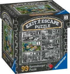 Ravensburger escape-puslespil Spøgelseshuset: I Vinterhaven 99 brikker