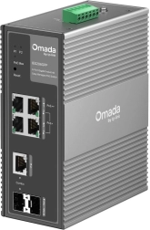 Industriel switch IES206GPP Omada, 6× gigabit, 3× PoE+, 1× PoE, cloud-administration