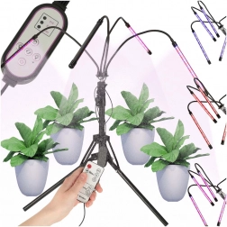 LED-lampe til plantevækst med panel 4x80 LED