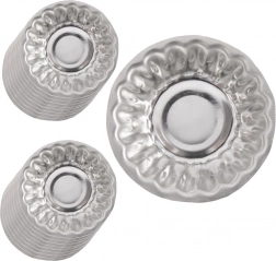 Sæt med stål-kageudstikkere 20 stk.