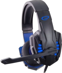 Avanger belyst gaming-stereoheadset med mikrofon
