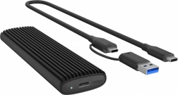 Icy Box IB-1808MCT-CU31 eksternt kabinet til SSD M.2 NVMe og SATA USB-C 10 Gb/s