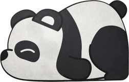 Hurtigttørrende badeværelsesmåtte Panda