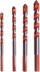 Sæt med universelle bor 4 stk. 6 - 12 mm