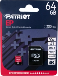 Patriot EP A1 microSDXC-kort 64 GB V30