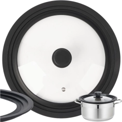 Universelt silikone-glaslåg 3 i 1 RUHHY 28/30/32 cm