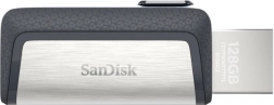 USB-flashdrev SanDisk Ultra Dual Drive USB Type‑C 128 GB, USB 3.1, op til 150 MB/s