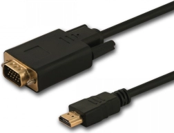 HDMI til VGA-kabel 1,8 m med aktiv chip