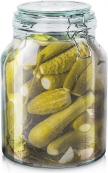 IRMA glas med klips 3,4 l