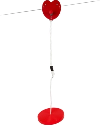 Svævebane med skivegynge small foot 25 m