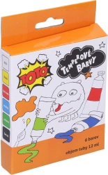 Temperafarver metallic sæt 6×12 ml