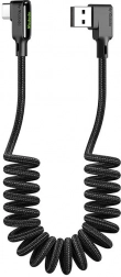 Vinkel USB–USB‑C kabel 1,8 m MCDODO