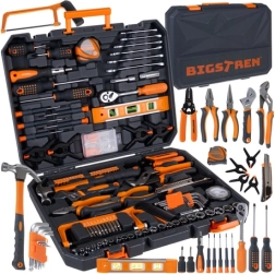 BIGSTREN værktøjssæt 168 dele i kuffert med 3/8” 72T skralde