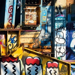 Kvadratisk puslespil CURIOSI Amsterdam – mønster IV, 80 brikker