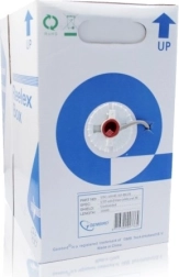 Skærmet netværkskabel FTP Cat 5e, AWG24, 305 m, grå