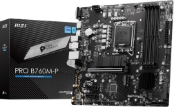 MSI PRO B760M‑P – microATX bundkort LGA1700 med DDR5, HDMI og DisplayPort
