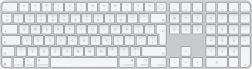 Magic Keyboard med Touch ID og numerisk display til Mac-modeller med Apple‑chip – Engelsk (international) – Hvide taster