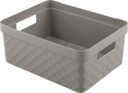 Plastikkurv HEIDRUN Diamond 36 × 27 × 14 cm, assorterede farver - 1 stk.