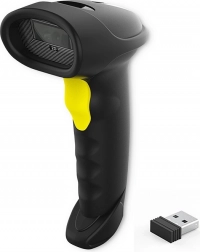 Qoltec håndholdt stregkode- og QR-kodelæser