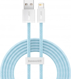 Baseus kabel USB–Lightning 2 m, 2,4 A, blå