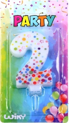 Festlys tal 2 med prikker