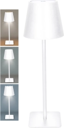 Solight LED genopladelig lampe Lucca hvid 120 lm