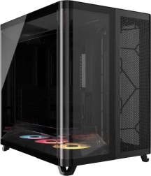 Mid-tower computerkabinet AIR 5400 RS‑R ARGB, sort