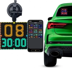 Intelligent LED-skærm til bilens bagrude 32×32 RGB med app-styring