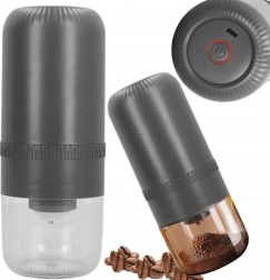 Elektrisk kaffekværn med USB-C-opladning og justerbar formalingsgrad, 150 ml