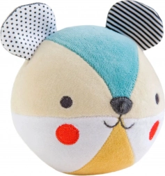 Petit Collage rangle bjørn af økologisk bomuld