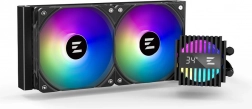 Vandkøling ZALMAN Alpha2 240 mm ARGB med temperaturdisplay