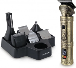 Trådløs trimmer og shaver 7-i-1 ESPERANZA ADONIS med LCD-skærm