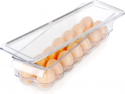 Æggeorganisator med låg til 14 stk.