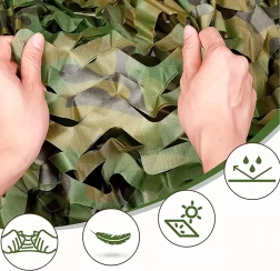 Camouflagenet moro 3 × 6 m – skygge- og beskyttelsespresenning til have og outdoor