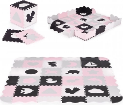 Skumlegeunderlag med indhegning puslespil 36 stk ECOTOYS