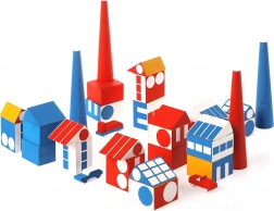 Vilac fabriksby af Ladislav Sutnar – træbyggesæt