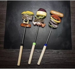 Sæt med 5 non-stick grill- og bageunderlag 33 × 40 cm