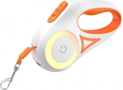 Automatisk hundesnor 3 m Rojeco orange