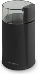 Elektrisk espressokaffekværn sort