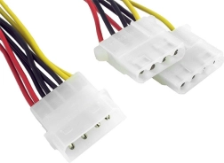 Strømkabel 1xMOLEX/2xMOLEX