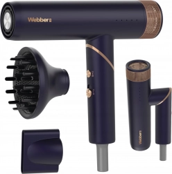 Hårtørrer med ionisering og regulering STELLA WEBBER 2000 W