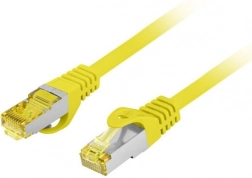 patchcord cat.6a s/ftp lszh cu 0,25 m gul
