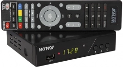 DVB‑T2 set‑top‑boks WIWA H.265 Pro med HEVC, PVR og Full HD‑afspiller
