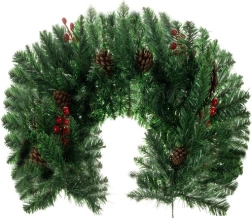Juleguirlande dekoreret 1m Ruhhy