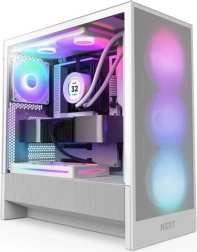 Computer kabinet NZXT H5 Flow RGB Hvid