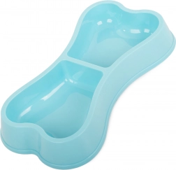 Dobbelt skål til hunde og katte 0,25 l