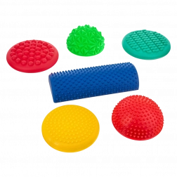 Sensorisk balancebane – sæt med 6 elementer