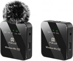 Trådløs lavaliermikrofon Puluz 1 TX + 1 RX