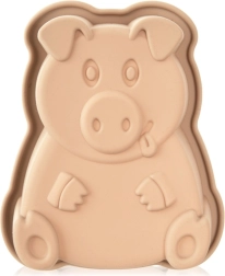 Silikonebageform formet som en gris 18 × 14,5 × 4,5 cm